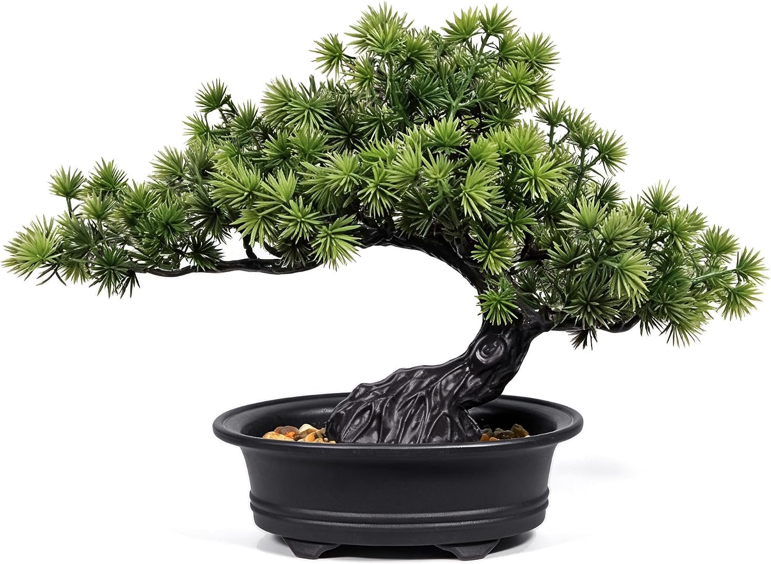 Kunstplanten indoor nepplanten bonsaiboom, voor huisdecoratie, badkamer boekenplank zen tuin boerderij kamerdecoratie, hoog 9,5 inch