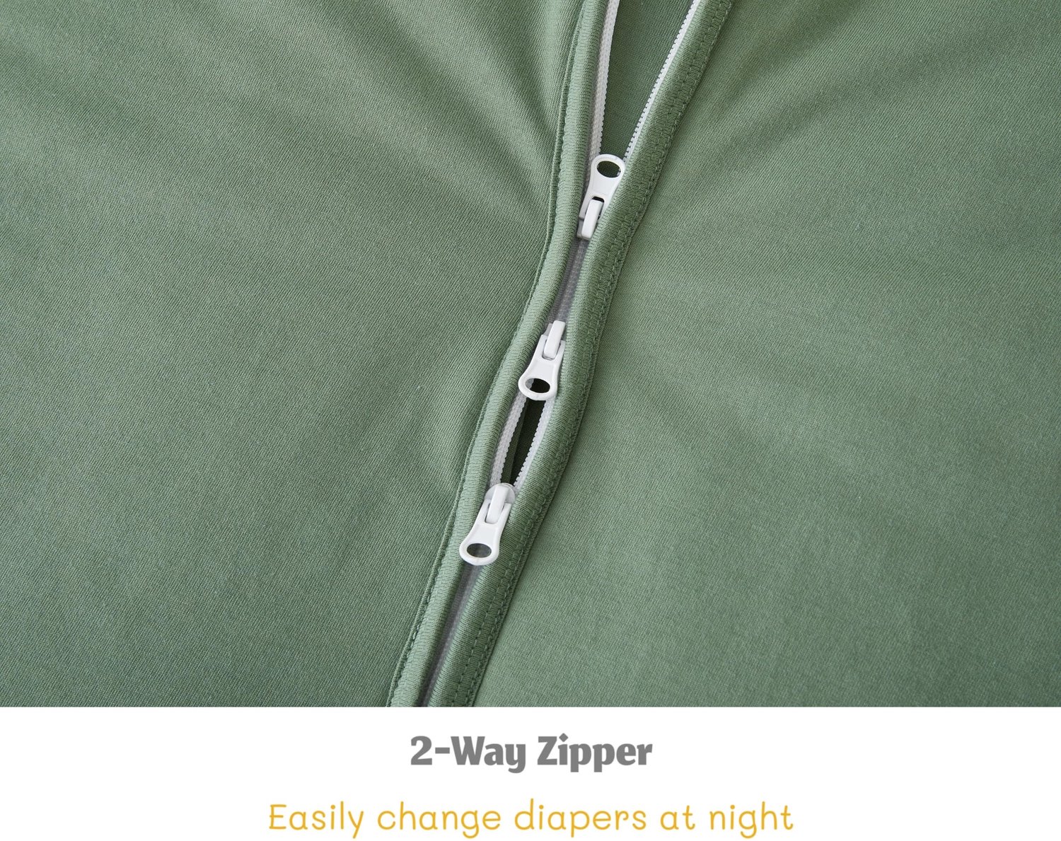 Chilsuessy Slaapzak voor baby's, 2,5 TOG, winterslaapzak, van katoen, kinderwinterslaapzak zonder mouwen, voor jongens en meisjes, A, groen, 110 cm, b
