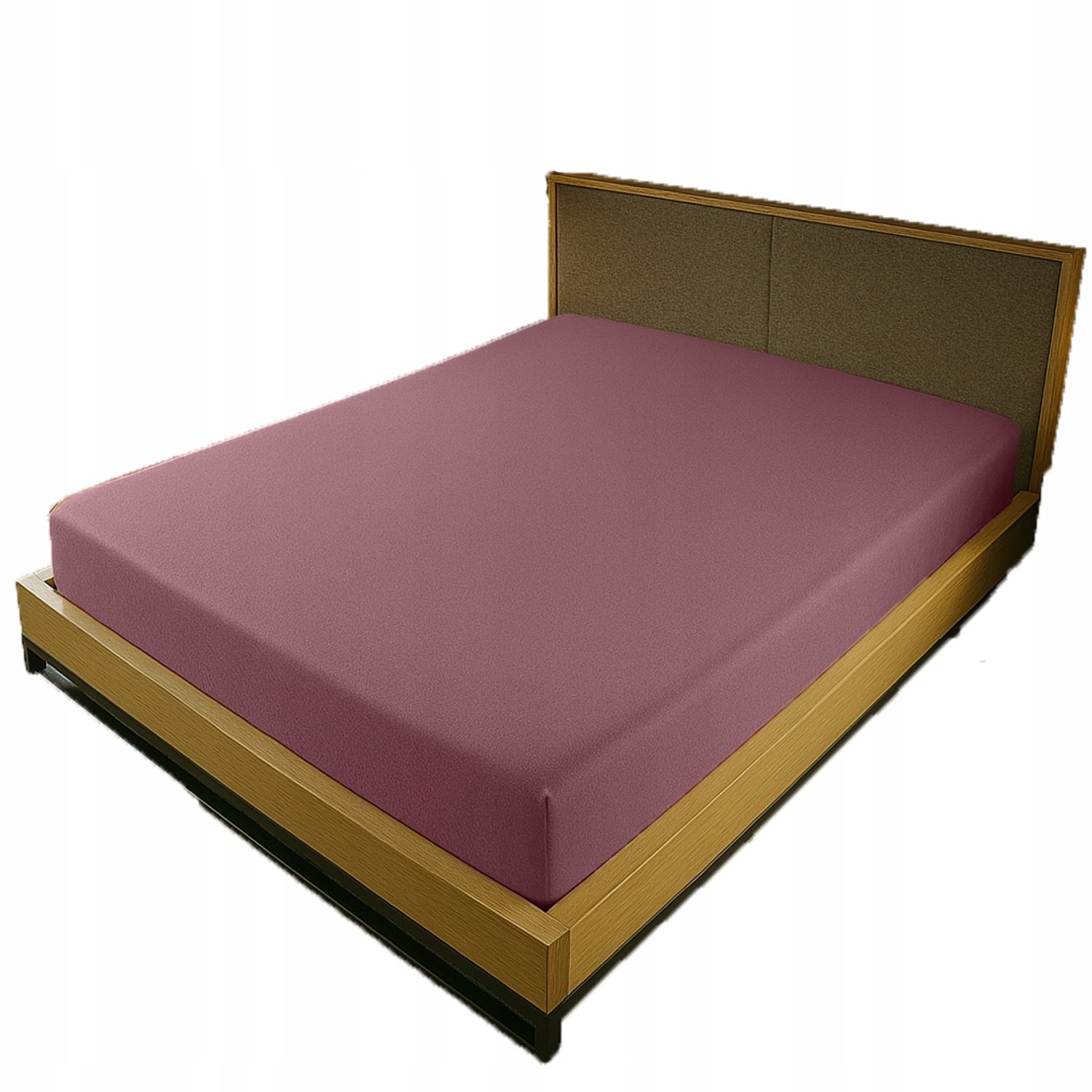 Kam-Pol Jersey Hoeslaken met Elastiek 70x90 cm - Poederroze