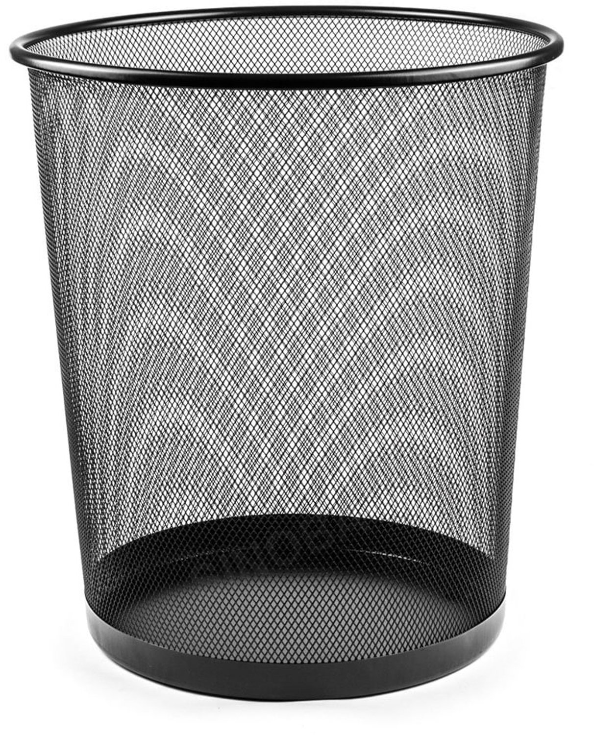 Prullenbak staaldraad - 18 liter - 34 cm hoogte - Zwart