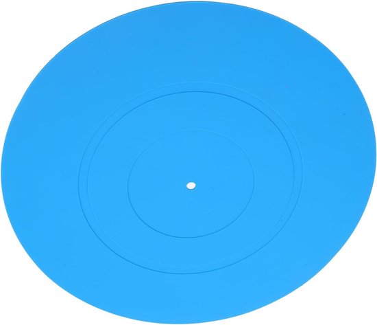 lyrlody Turntable Mat Slipmat, 12 Inch Siliconen Rubber (BLUE) — afbeelding 5