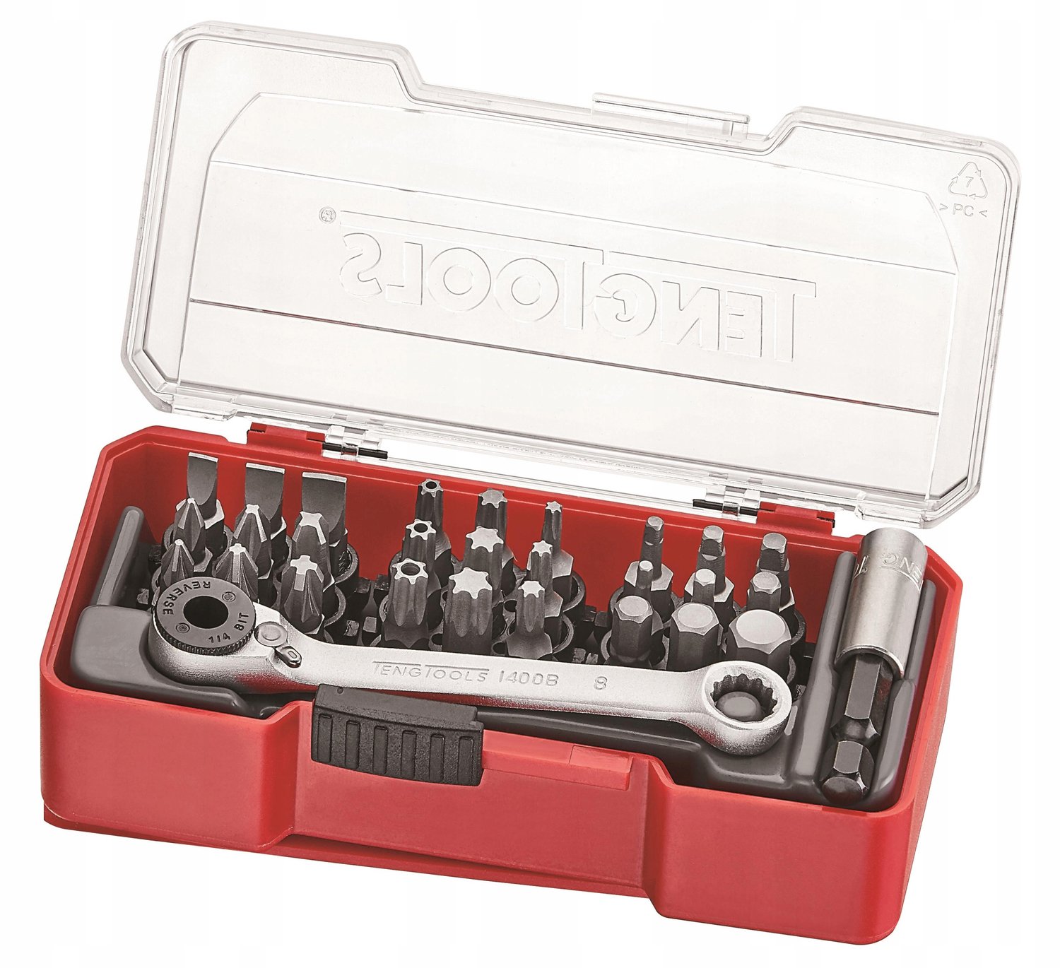 Teng Tools TJ1429 Bitset met Ratel 29 Delig