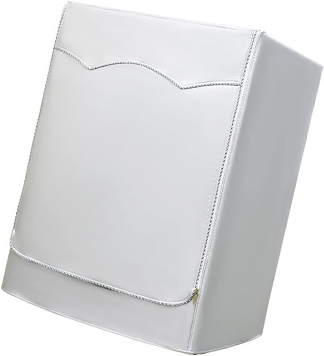 Volautomatische Wasmachinehoes Stofdicht Waterdicht Zonnebrandcrème Oxford Doek Zilver voor Balkon en Terras 85 X 60 X 60 Cm