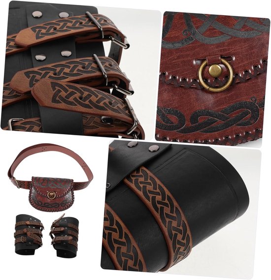 3 Reliëf Riemtas Reliëf Riemtas Middeleeuwse Armbanden Viking Armbanden — afbeelding 5