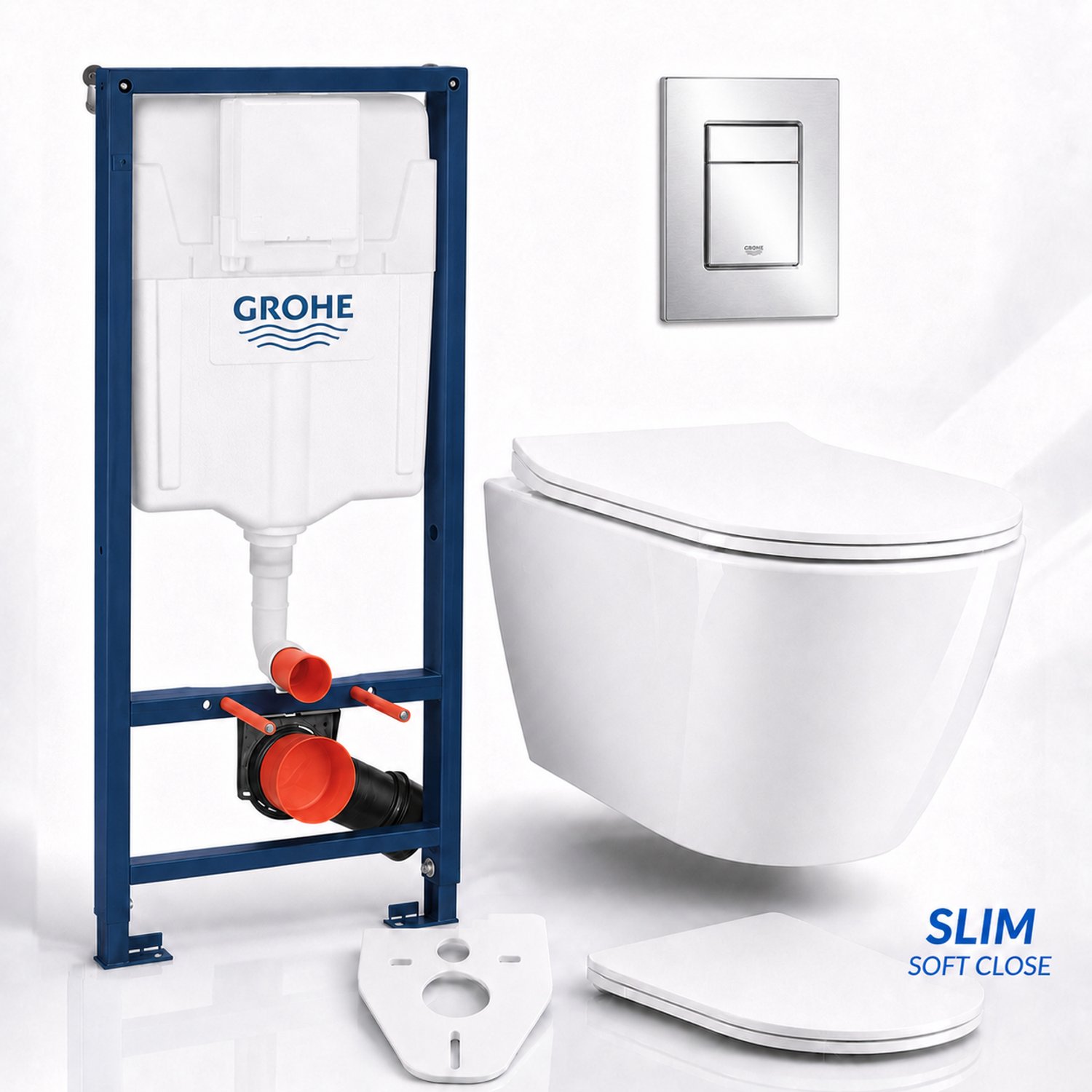 Badland toiletset - Grohe Rapid SL 5w1 SkateCosmo.S - ROLO wit - SkateCosmo.S - VMD_600S BIG