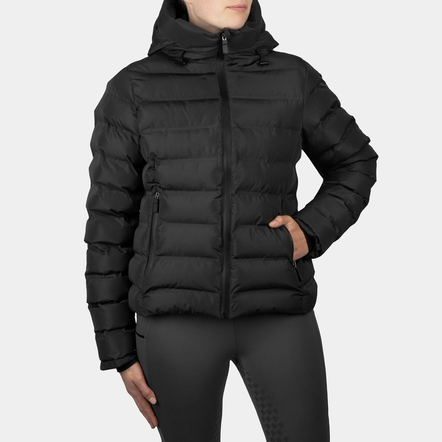 Horka - Pufferjas Kort Penelope - Zwart - Maat XS