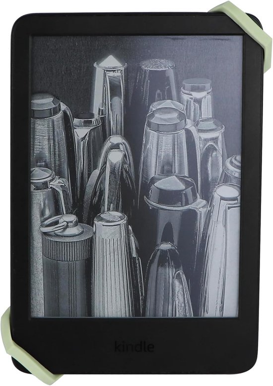 Non-slip Siliconen Polsband voor Universele Vinger Grip Houder voor 6 tot 7 inch E-readers zoals Kindle, Kobo en Sony (Groen, Nieuwe Versie) — afbeelding 2