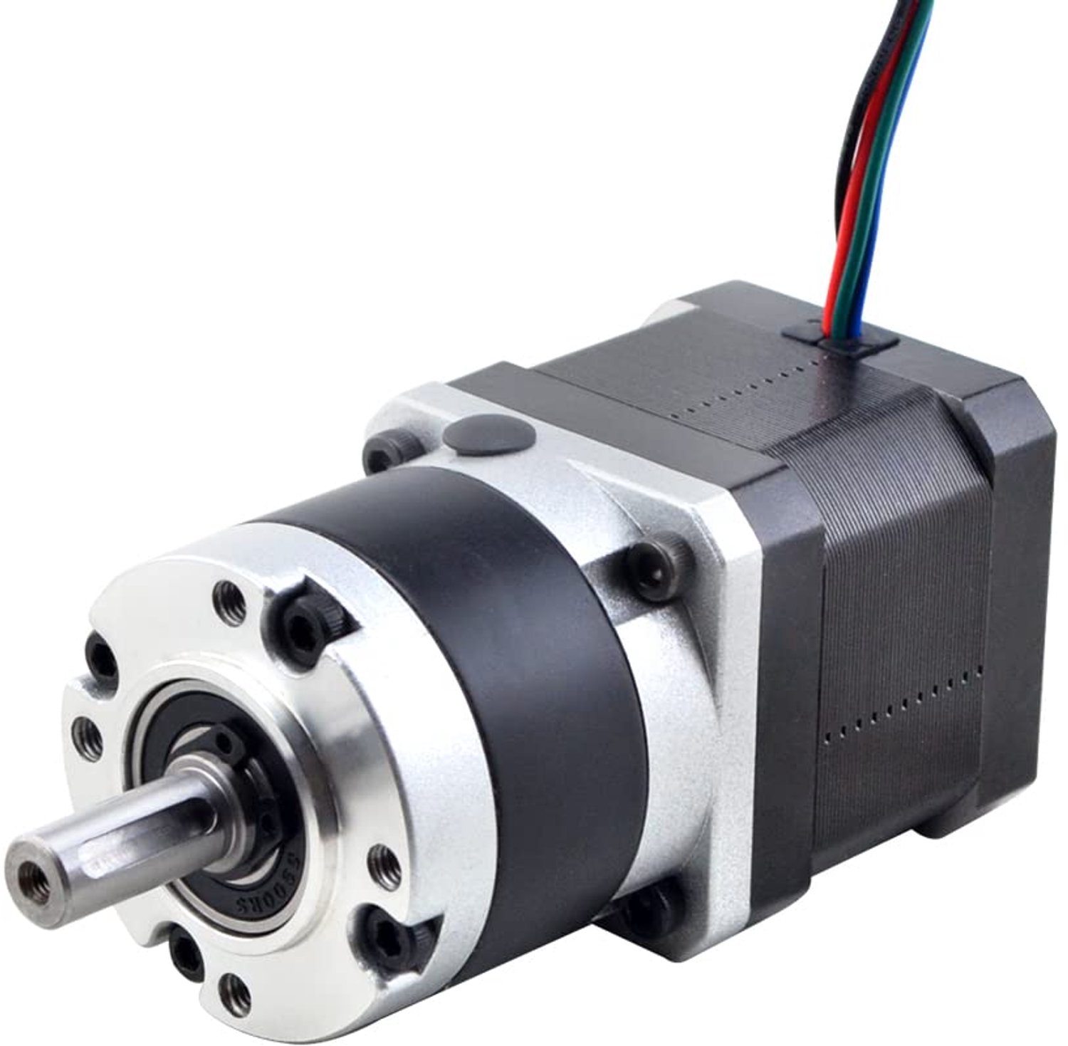 Stepper motor Nema 17 L = 40mm - 5:1 overbrenging - 30 boogminuten - hoge nauwkeurigheid - ShopVlot