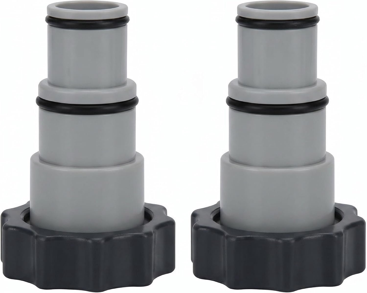 2 stuks zwembadslangadapter, slangadapter met binnendraad voor Ø 32 mm en Ø 38 mm slangverbinders - ShopVlot