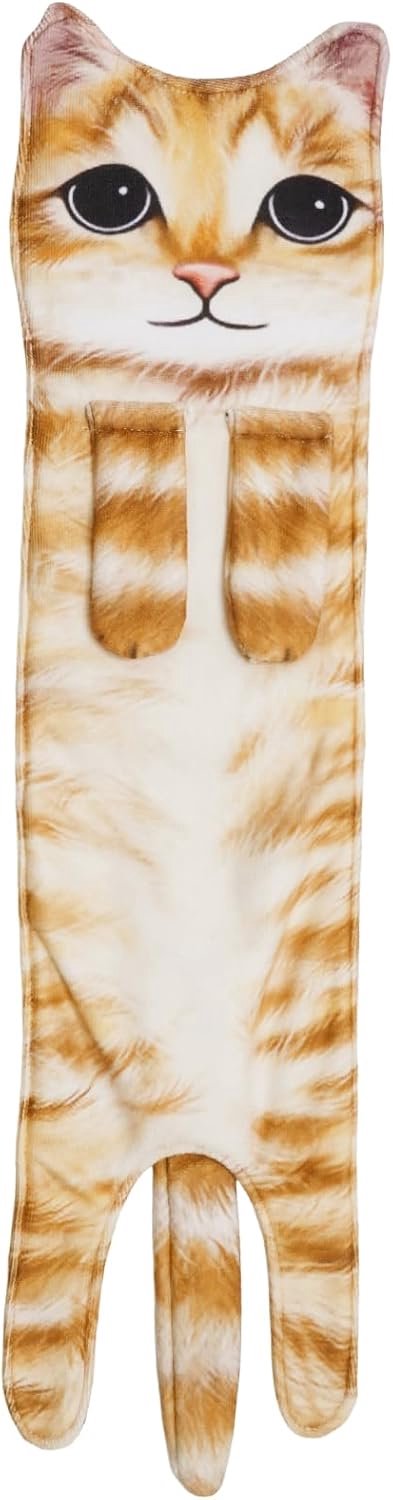 Schattige kattenhanddoeken, ultraborberende keuken- en badkamerdecoratiehanddoeken, kattenliefhebbers voor - ShopVlot