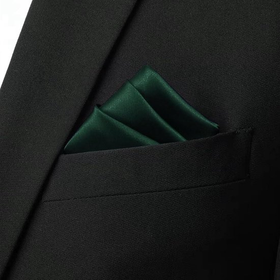 Mr.Van 100% zijden pochet voor heren, elegant, wit, zacht, 35 x 35 cm, 16,5 momme, effen kleur — afbeelding 2