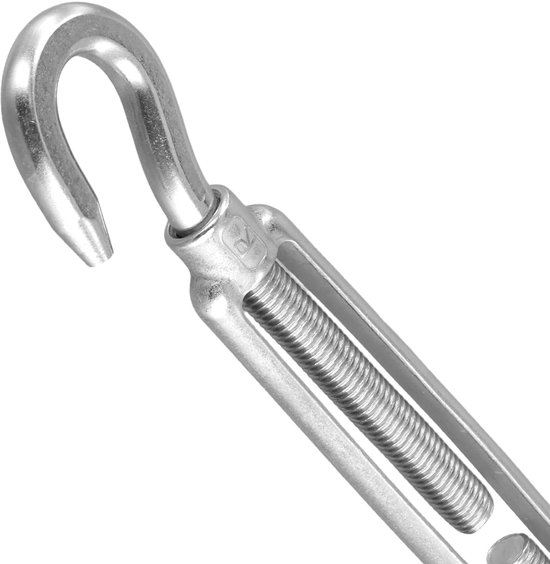 3 stuks 304 roestvrij stalen spanslot M12, verstelbare spansloten met haken, draadspanner voor kabelspanning, hekspanner — afbeelding 4