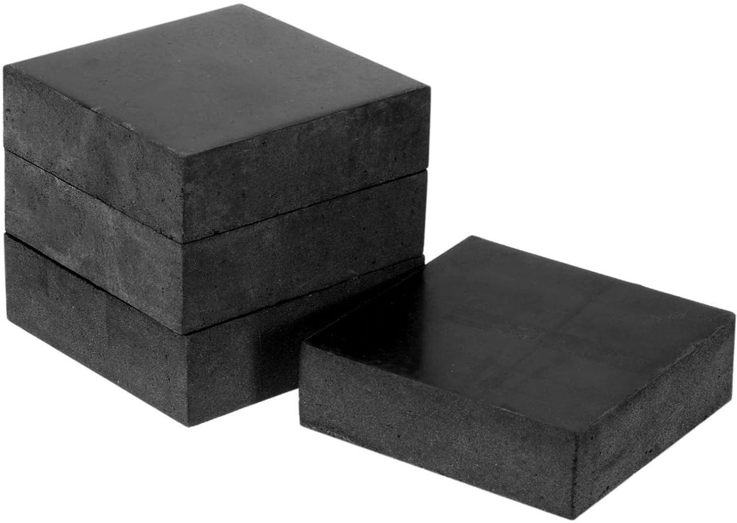 Set van 4 Rubber Anti-Vibratie Pads 10cm - Antislip Vierkante Demping Pads voor Wasmachine en Droger, Geluiddempende Matten [3cm Dikte]