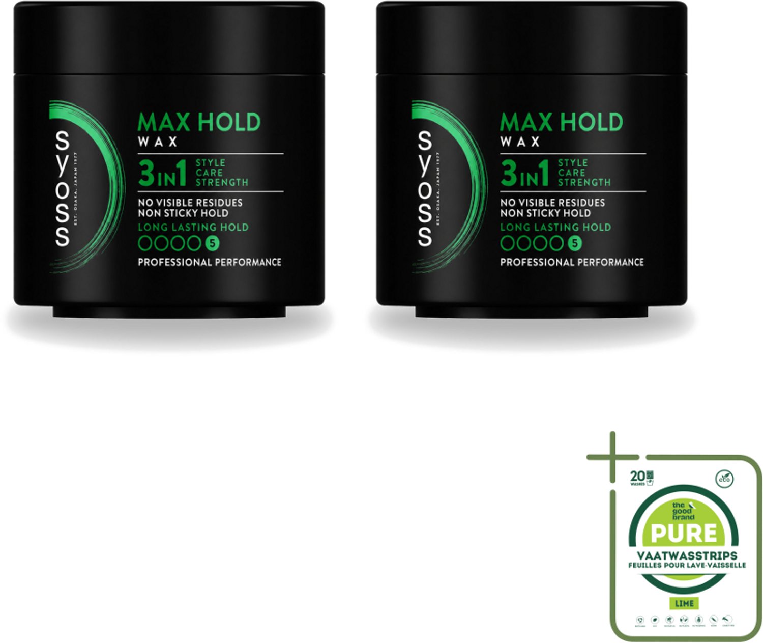 2 x SYOSS - Max Hold Haarwax - Verzorging - Langdurige Styling - 150ml - Grootverpakking - Haarkleur - Haartypen - Haartypen - Haartypen - Haartypen