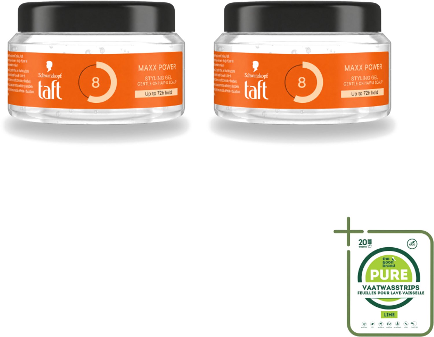 2 x Taft - Maxx Power 8 - Styling Gel - Maximale controle - 250 ml - Grootverpakking - Maximal Hold - Haartype - Styling - Haar Fixatie - Hold Gel
