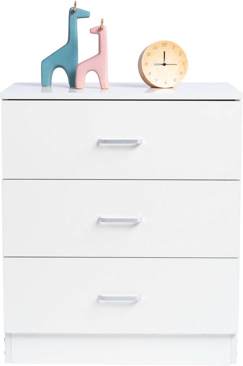 LEADZM Ladekast met 3 lades - Wit - 56 x 33 x 71 cm