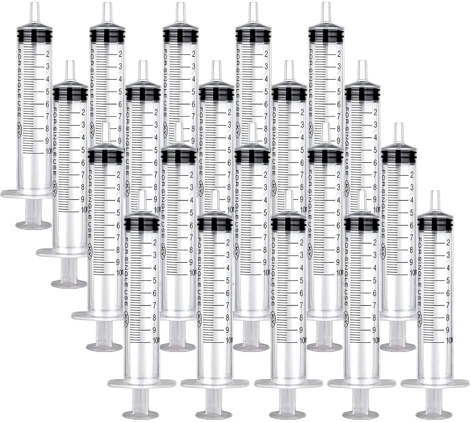 Plastic Spuit - Transparant - 10 ml - Herbruikbare Vloeistofspuit - Voor Dieren en Laboratorium