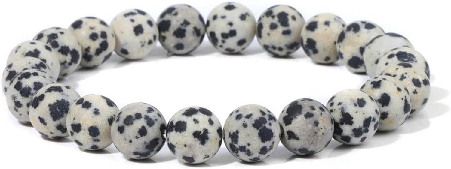 8MM Witte Steen Armband Zwart Lava Grijs Agaat Stretch Armbanden Voor Vrouwen Mannen Elastische Armbanden Yoga, 17cm, Steen Emaille Glas, Zirkonia Agaat obsidiaan