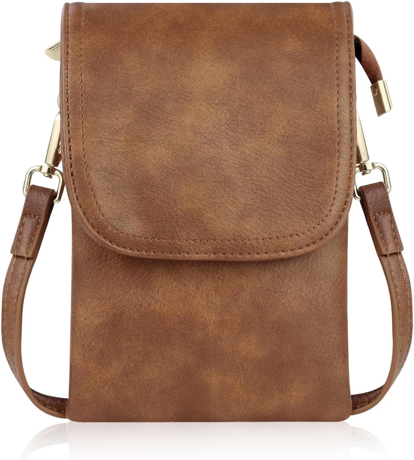 Dames Schoudertas, Waterdichte Crossbody Tas met 3 Laagse Vakken, Telefoonhoes en Verstelbare Schouderband, Ideaal voor Dagelijks Gebruik en Reizen