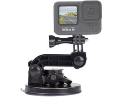Suptig Suction Cup Zuignap Bevestiging Auto Mount Compatibel voor Gopro Hero 8 Hero 7 Hero 6 Hero 5 Hero 4 Hero 3 Hero Sessie AKASO/Campark/APEMAN/Dra