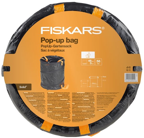 Fiskars Solid™ pop-up Tuinafvalzak - Opvouwbaar - 56 liter van Fiskars — afbeelding 3