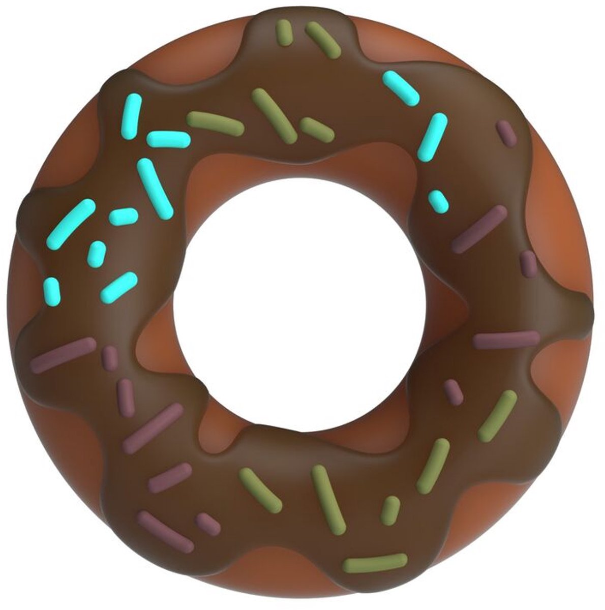 PRETTY LOVE - SUPER DONUT PENIS RING BROWN