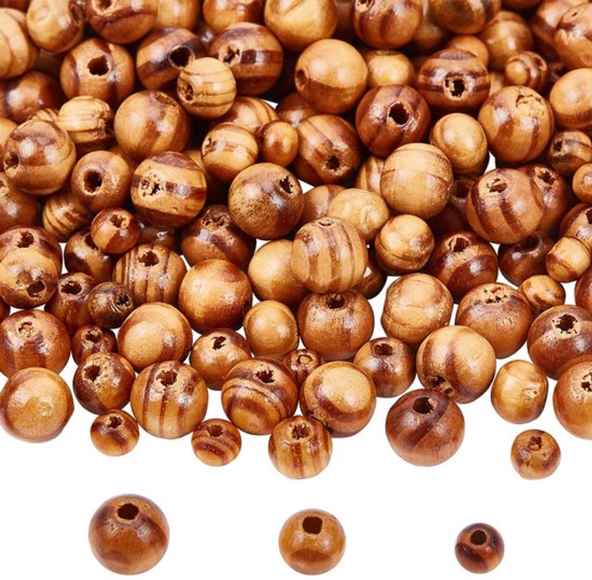 Aladdien - Houten Kralen - Natuurlijke Kralen - 900 Stuks - Geverfd - DIY Sieraden