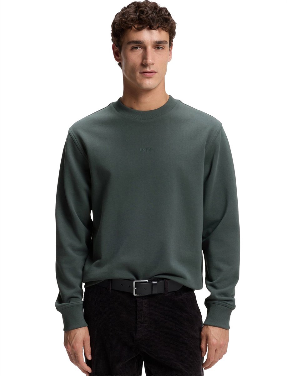 HUGO BOSS Hugo Boss Orange Sweater WeSmallcrew Relaxed Fit Open Green (50514541 - 377)