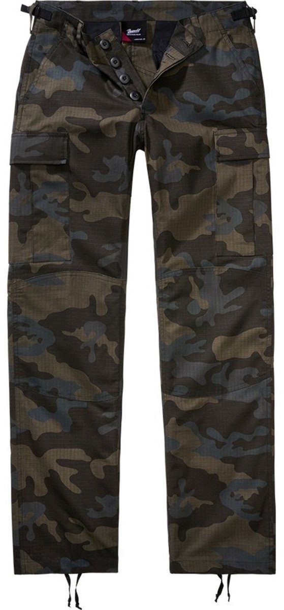 Brandit - BDU Ripstop Broek rechte pijpen - Taille, 32 inch - Groen