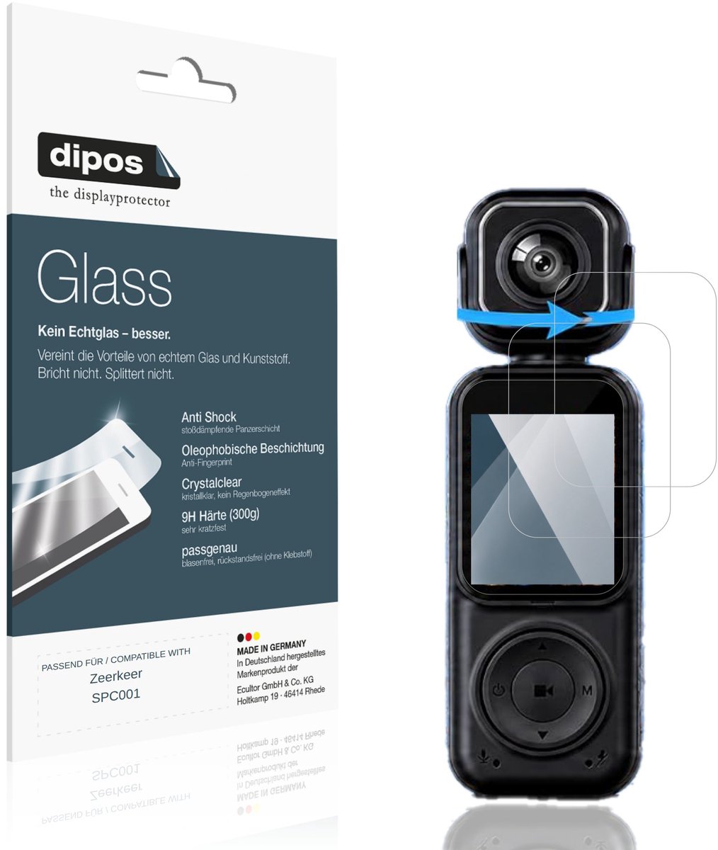 dipos – 2x Pantserfolie geschikt voor Zeerkeer SPC001 | 9H Screenprotector
