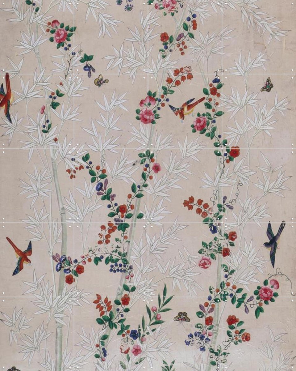 IXXI Wallpaper 18th Century, Victoria and Albert Museum - 80 x 100 cm - Gratis ophangtool - Grote wanddecoratie en posters - Klassiek, Illustraties