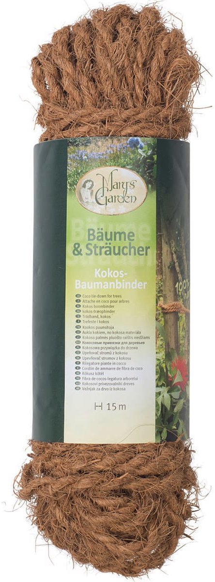 Videx Kokos Boomband S Bomen en Struiken Bruin 0,7 cm 15 Meter