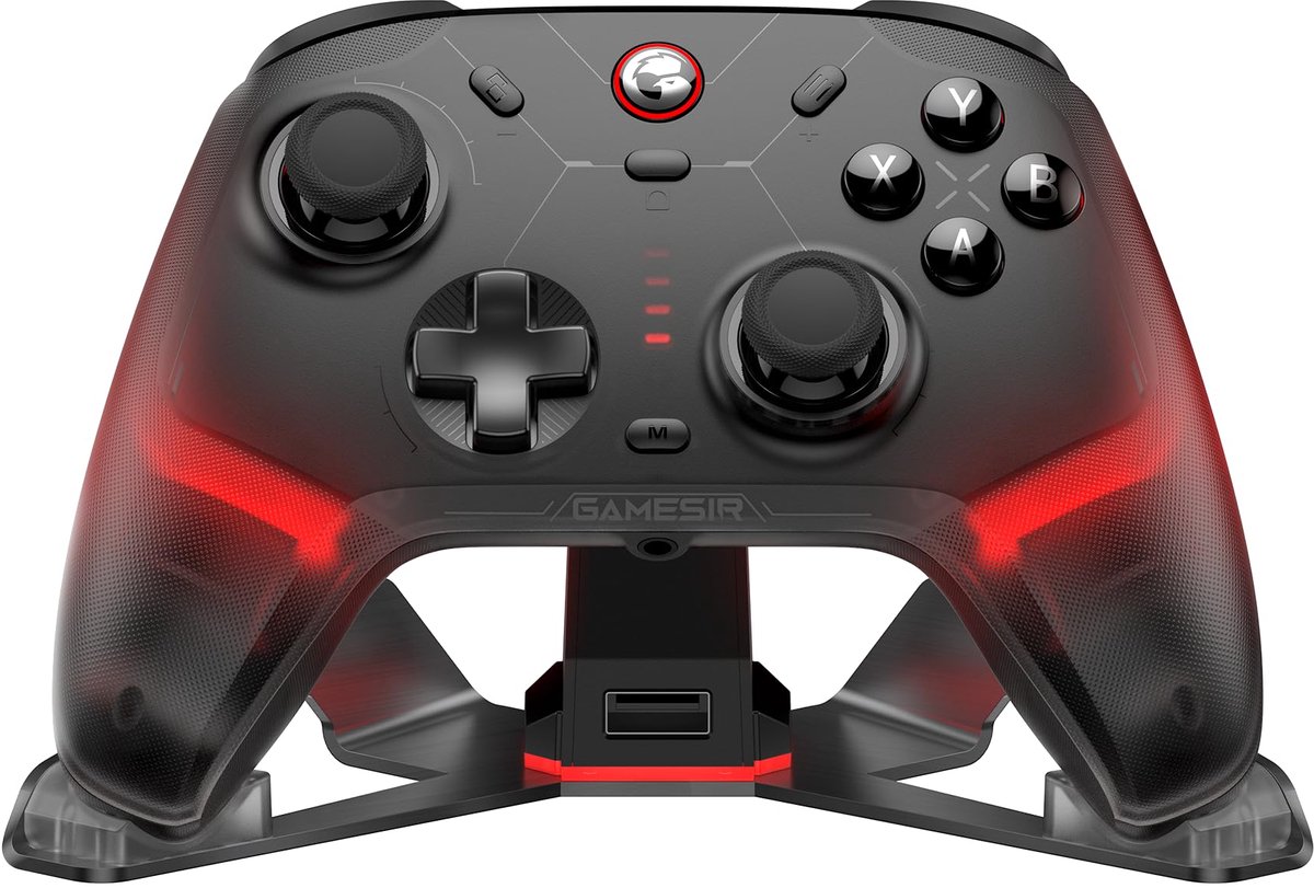 Gamecontroller – Draadloos – Oplaadstation – TMR Sticks – 1000Hz – RGB Verlichting – PC, Switch, iOS & Android