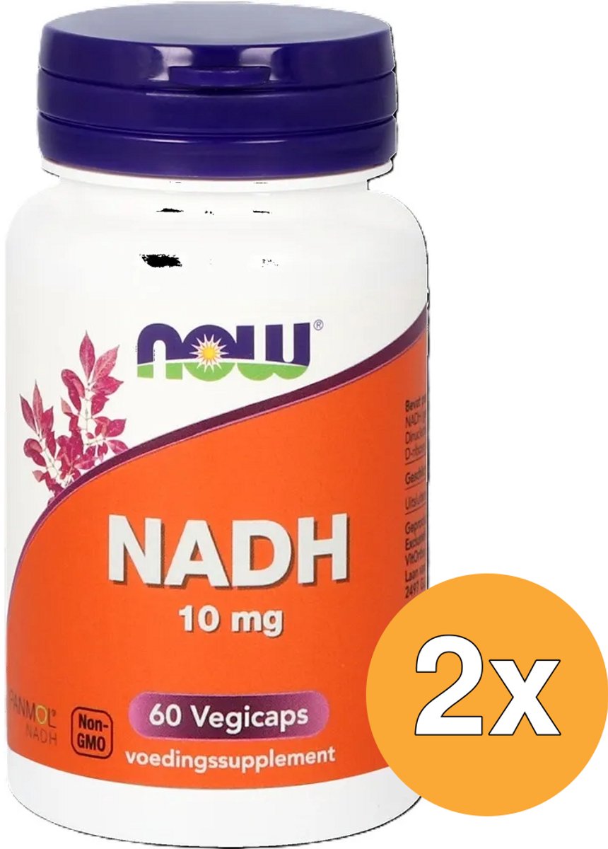 2x Now Nadh 10 Mg (60 vega capsules)