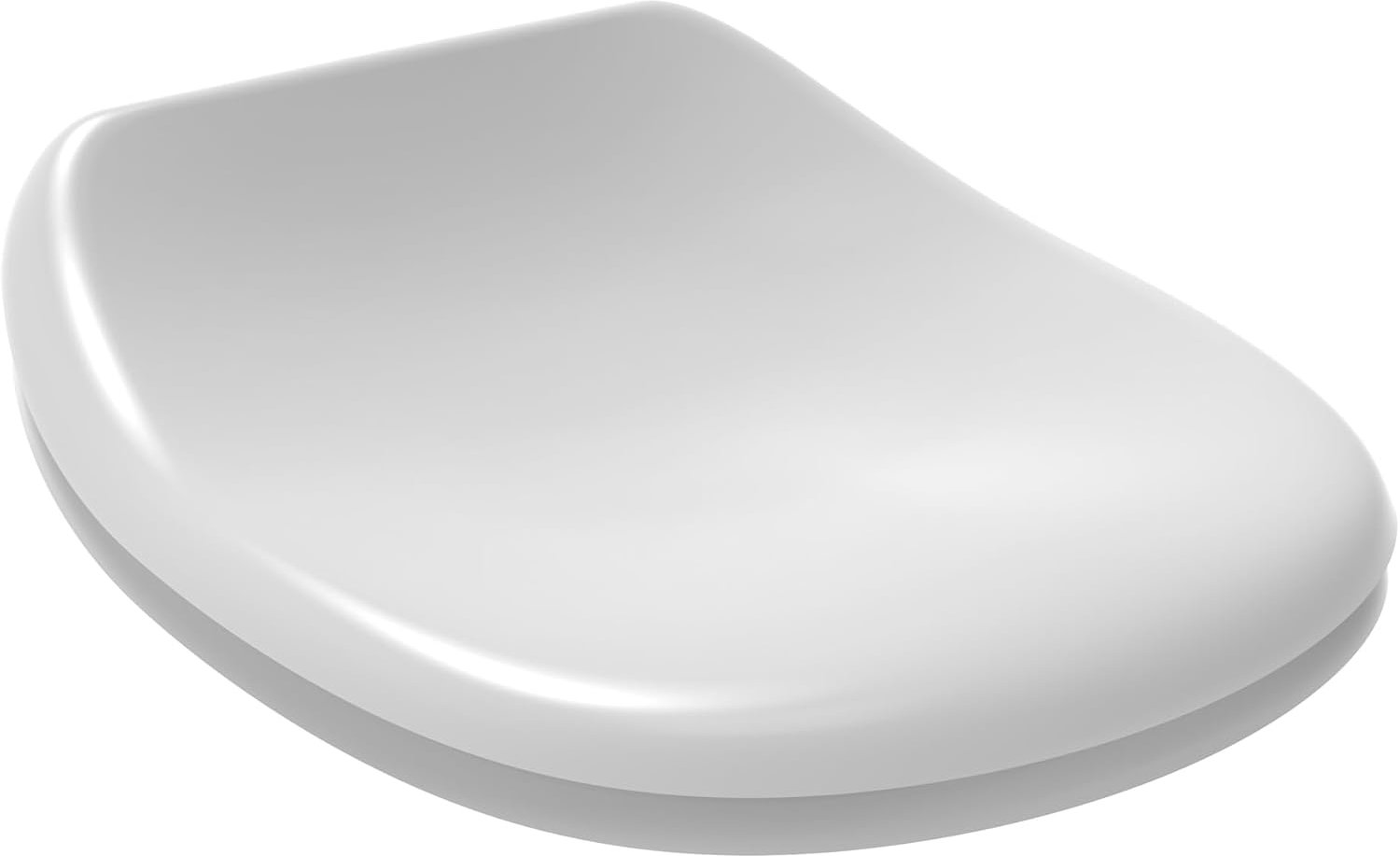 Merkloos Toiletzitting met Soft-Close, Duroplast, Wit