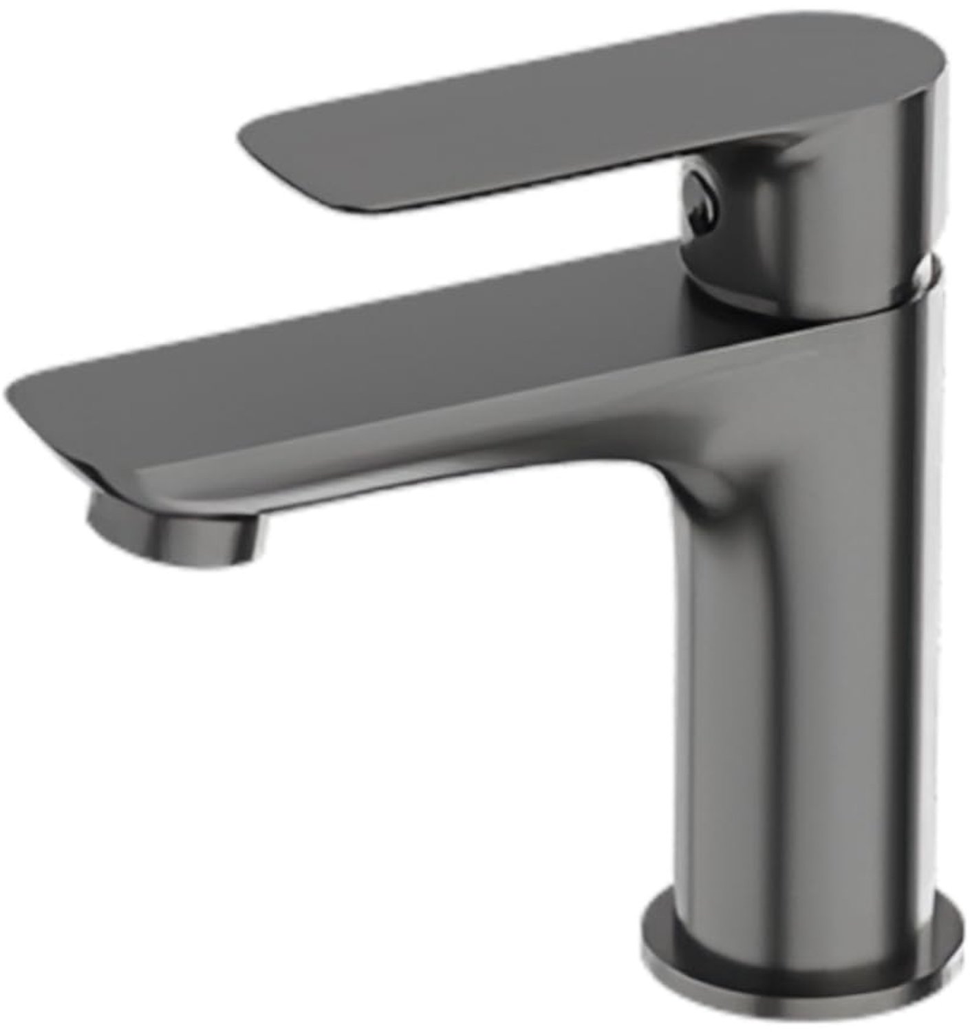 LAVITA wastafelkraan SPARK laag Gunmetal
