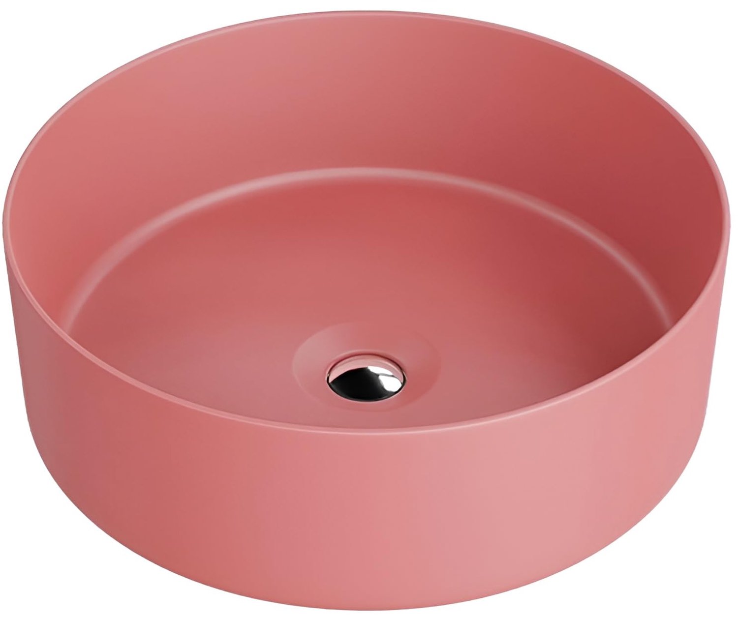 LAVITA opbouw wastafel merida 37x37x12 cm Costa roze