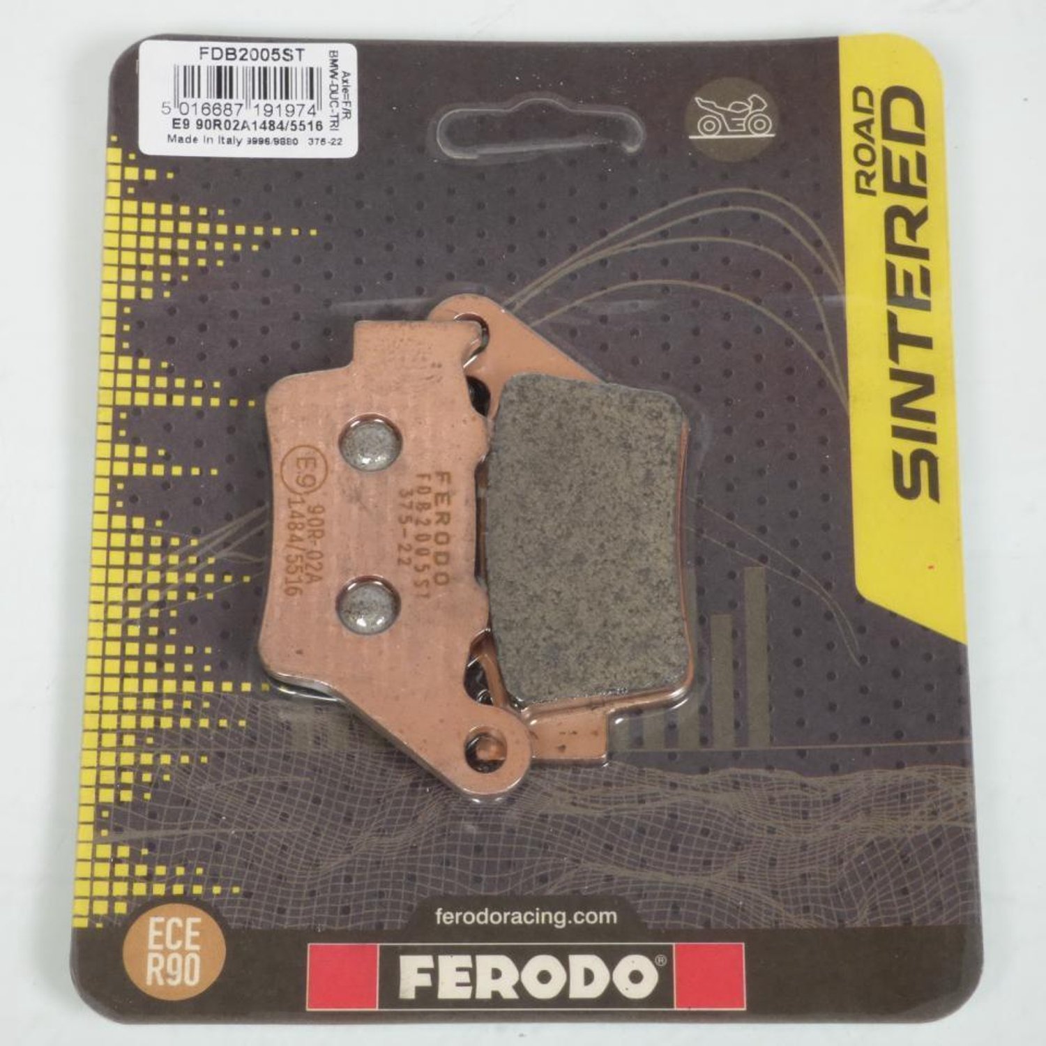 Remblokken Ferodo voor Motor 294 400 27461 2024 tot 2025 achteraan Nieuw