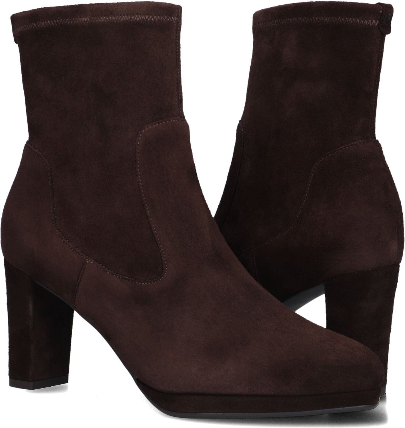 Peter Kaiser 75321 Enkellaarsjes Dames - Bruin - Maat 37,5
