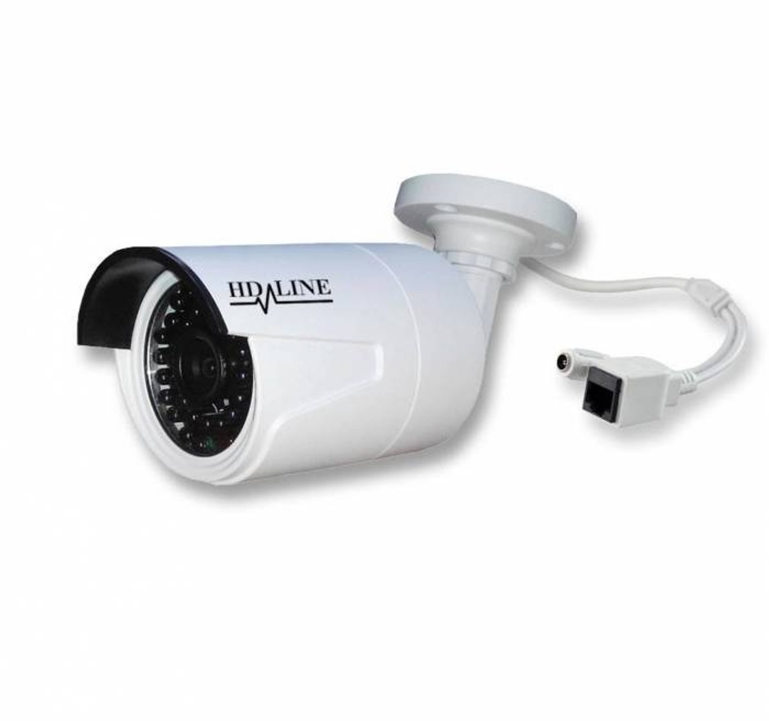 Zazitec IP-1250WC IP Bewakingscamera 720P HD met 1MP CMOS Sensor, 36 IR LED's, IR-CUT Nachtzicht, H.264, ONVIF 2.4, Metalen Waterdichte Behuizing