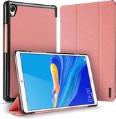 Tablet hoes geschikt voor Huawei MediaPad M6 10.8 Dux Ducis Domo Book Case - Roze