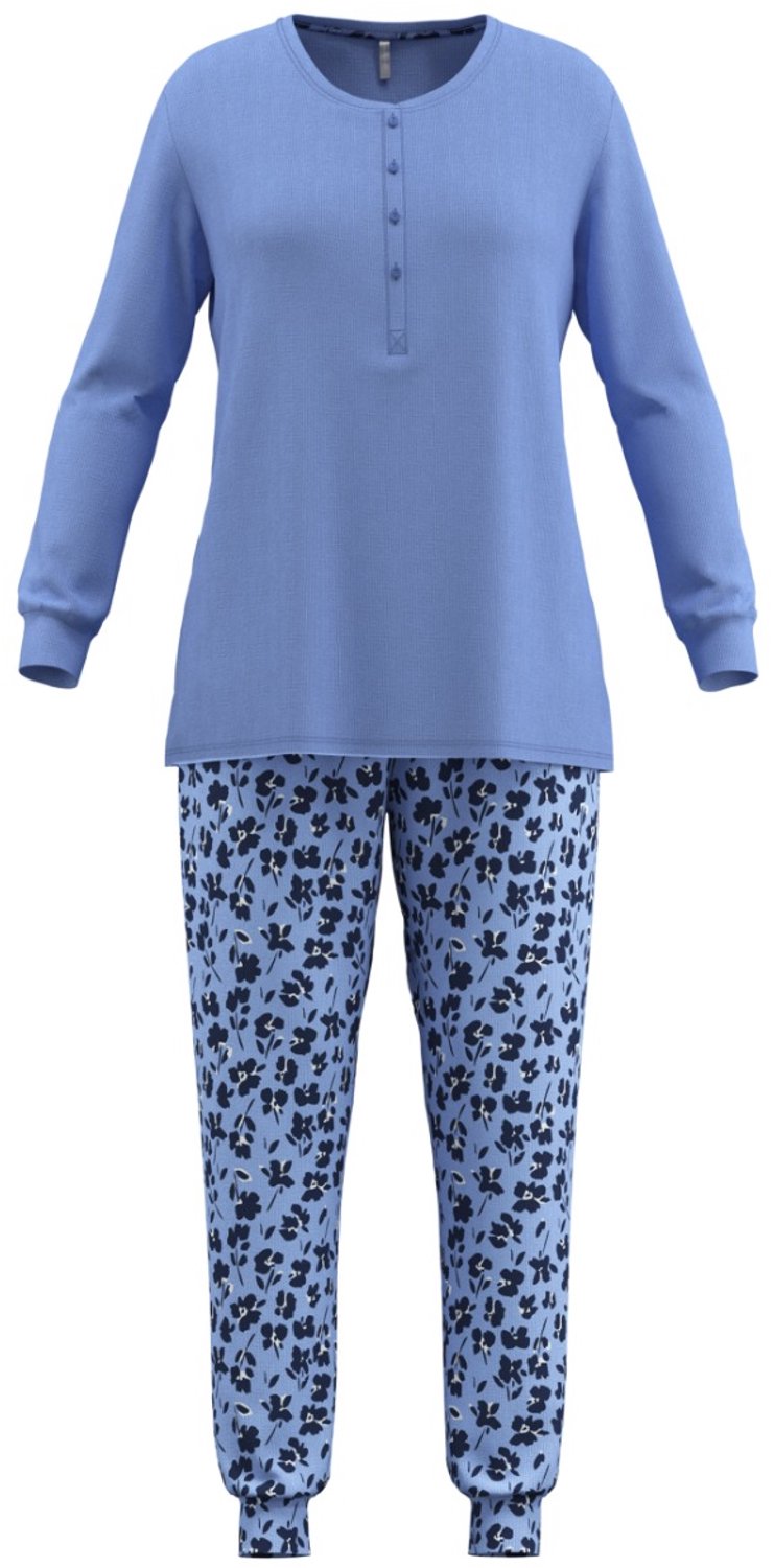 Götzburg Gotzburg dames Pyjama 250331 625 Blau motief