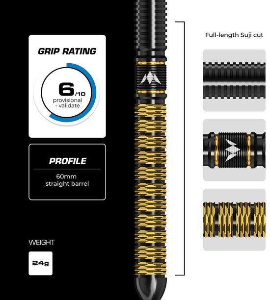 Mission Jake Kenyon Divine Rapid Point 95% - Dartpijlen van Mission — afbeelding 2