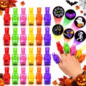 Halloween Vinger Projectielampjes - 24 Stuks - LED Vingerlampjes - Kinderen Feest Speelgoed - Halloween Feestartikelen - Draagbare vakantieprojecto - Mini Projectielamp - Halloween decoratie - Halloween cadeaus