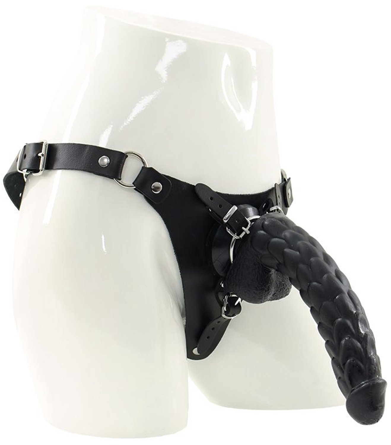 Kiotos COX - Strap-On Set with Monstar Dildo Echo - Zwart