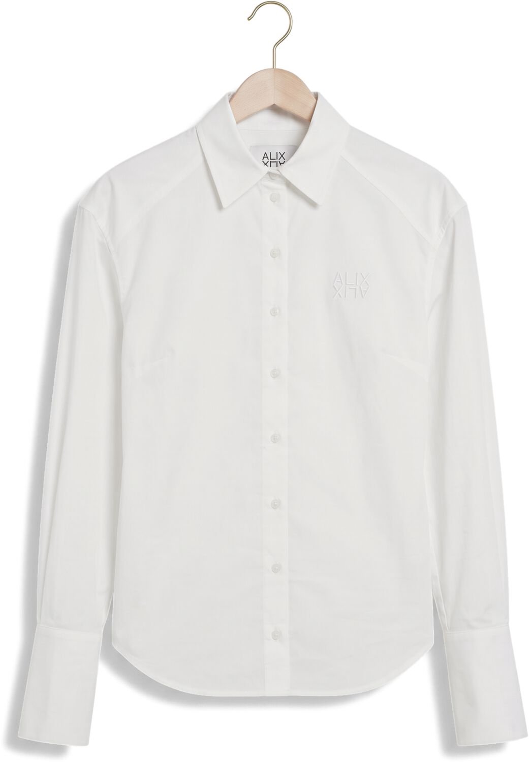 Alix The Label Ladies Woven Fitted Blouse Blouses Dames - Wit - Maat XS