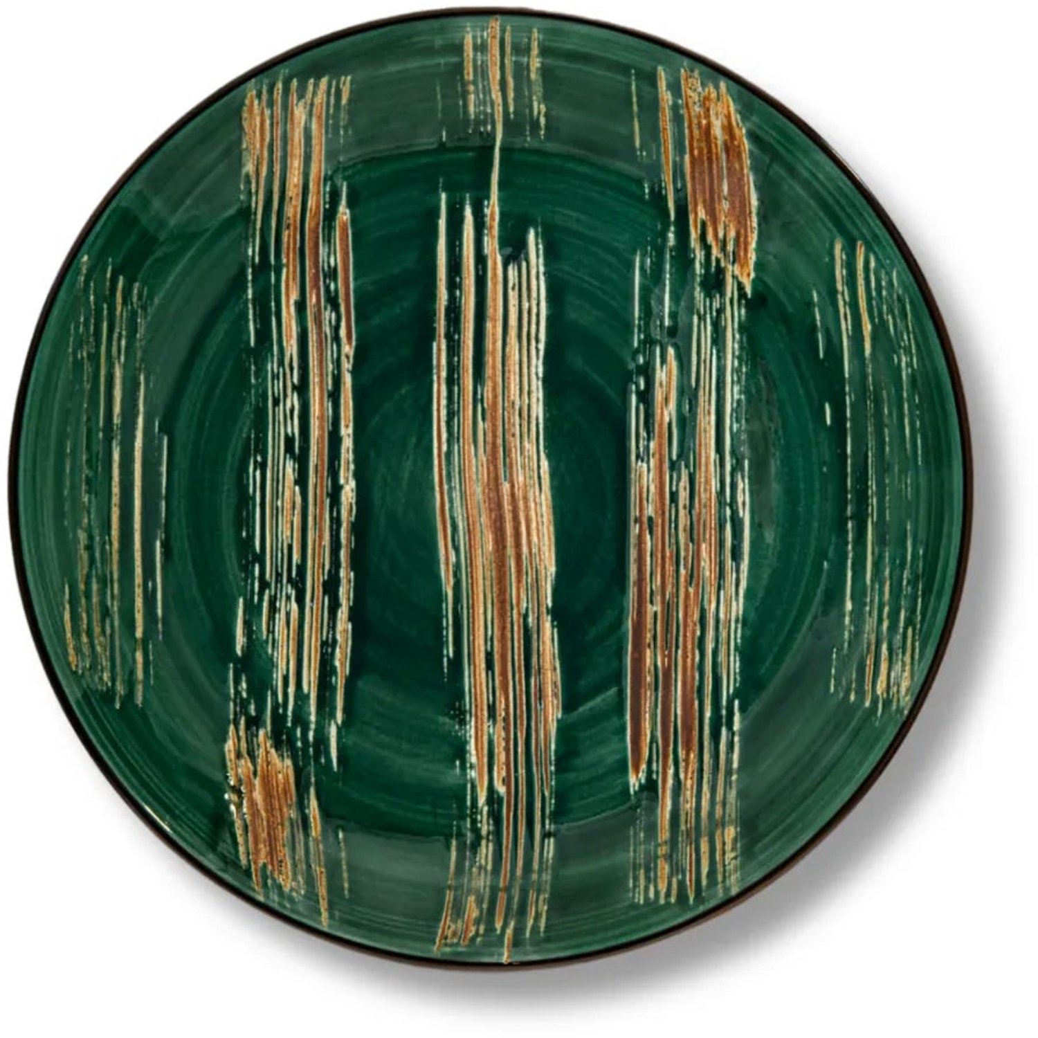Wilmax Bord 23 cm Groen Porselein WL-668513/A