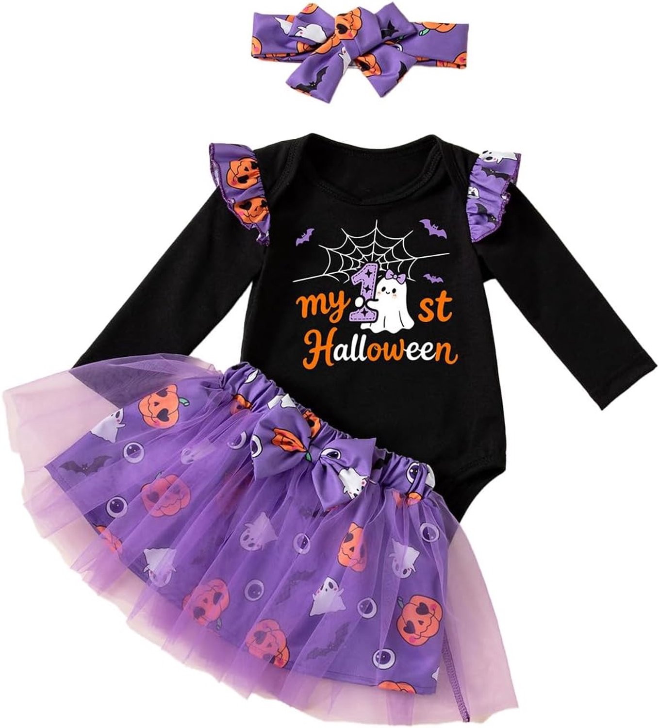 Kerstkleding voor pasgeborenen meisjes rok tutu set voor eerste Halloween