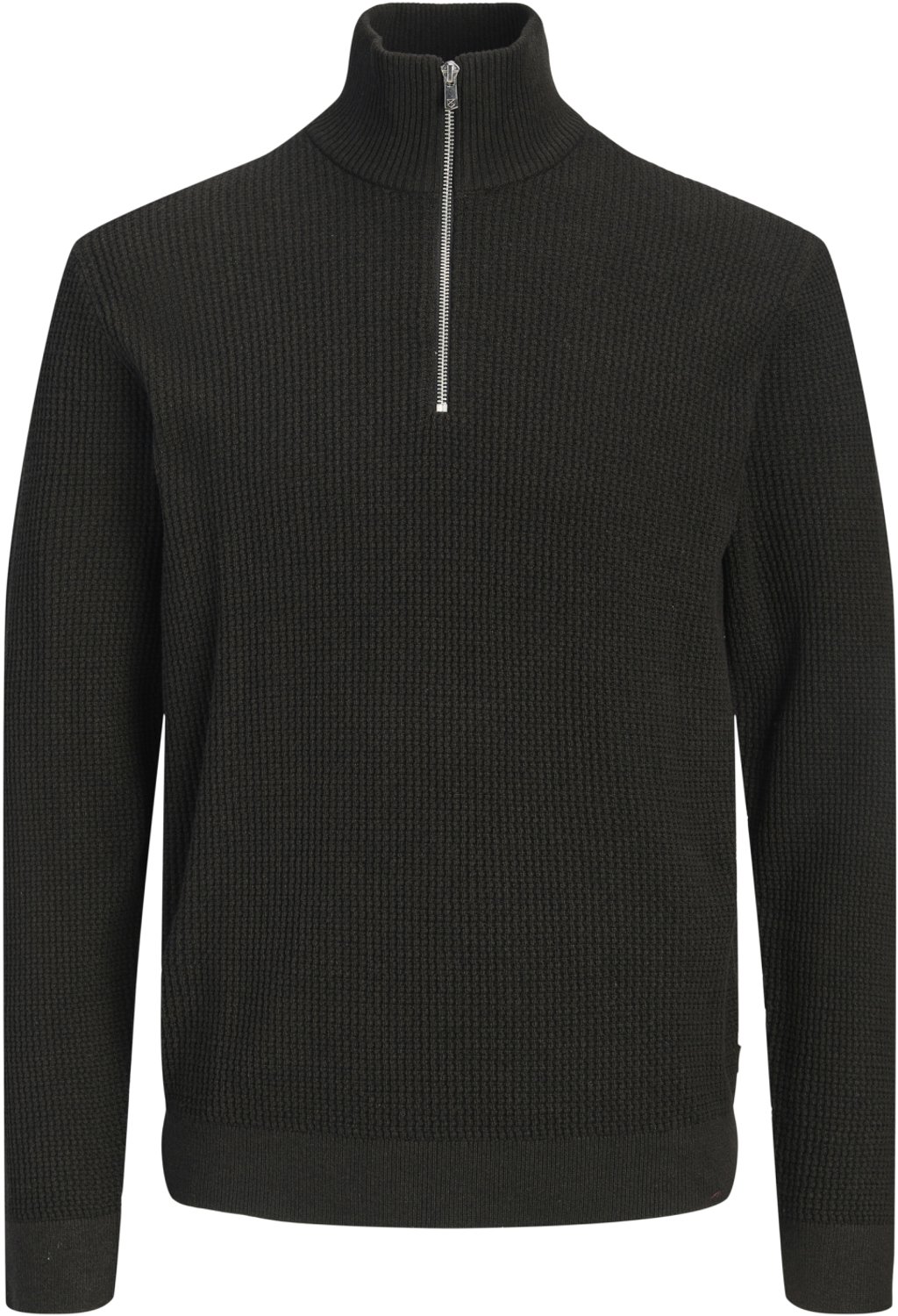 Jack & Jones Trui Jprblustanley Knit Half Zip Bf 12305683 Ganache/twist Mannen Maat - XL