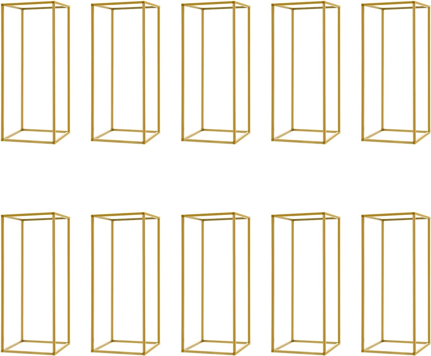 Bruiloft set van 10 60 cm metaal in goud
